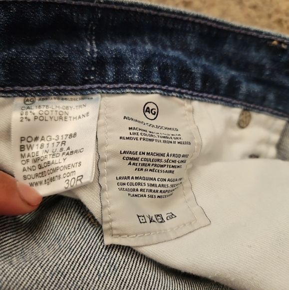 Adriano Goldschmied Womens Dark Wash The Ex Boyfriend Slim Slouchy Slim Jean 30 - Picture 8 of 11